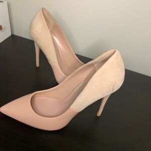 Aldo Nude and Beige Stiletto Heels